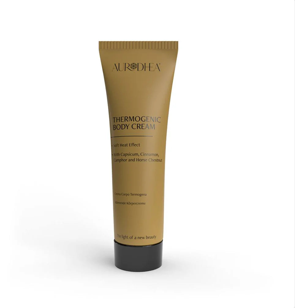 Aurodhea Crème Corps Thermogène à effet « Chaud Soft » - 150 ml | Enrichie en huiles essentielles de Cyprès, Capsicum, Cannelle, Camphre et Marronnier d'Inde