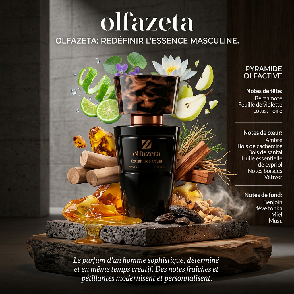 OlfaZeta Parfum homme essence 30%