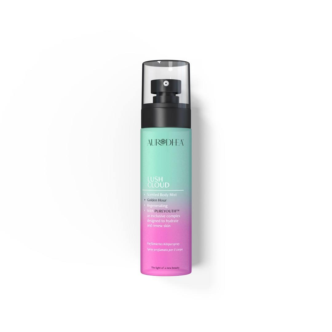 Aurodhea LUSH CLOUD « Golden Hour » - Brume Parfumée Corps - 100 ml | Avec le complexe exclusif PUREYOUTH™