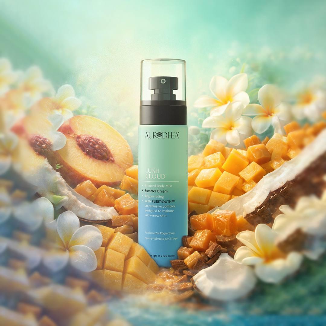 Aurodhea LUSH CLOUD « Summer Dream » - Brume Parfumée Corps - 100 ml | Avec le complexe exclusif PUREYOUTH™